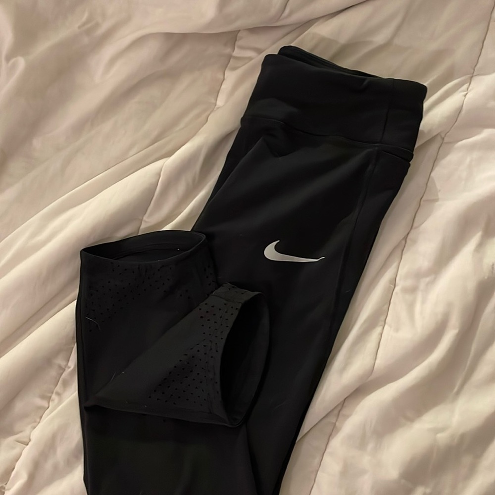 Nike Running Leggings Dri-Fit Cropped - M